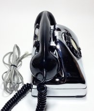 画像4: - 実働品 - 1940-early 1950's U.S.ARMY Chromed Telephone　【BLACK × SILVER】 (4)