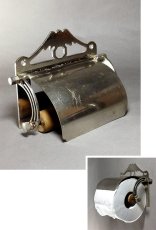 画像1: 1920's Art Deco "FUJIYAMA" Toilet Paper Holder  (1)