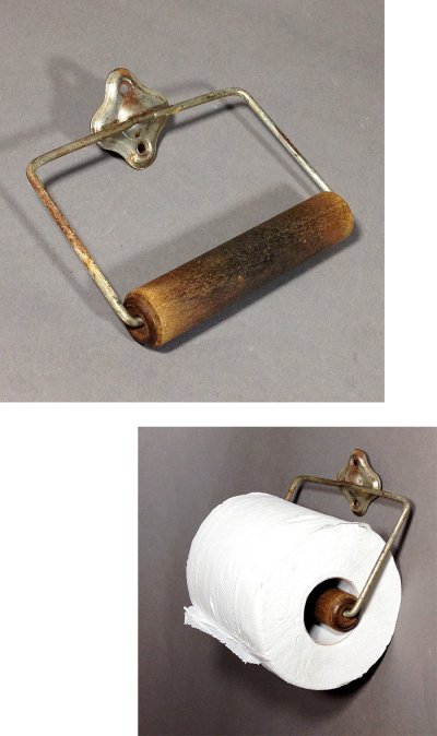 画像1: 1950's Country "Rustic" Toilet Paper Holder