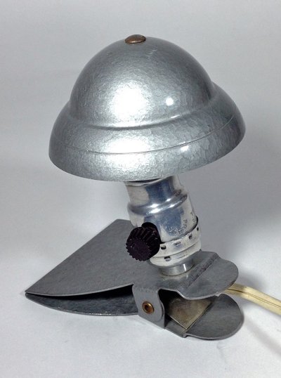 画像1: 1950's "Steel × Aluminum" mini Lamp