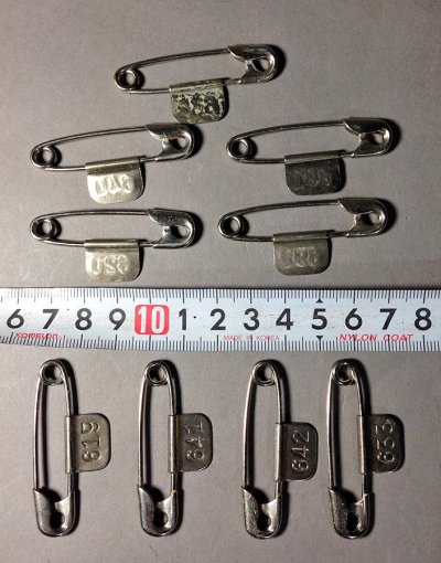 画像2: "Numbered" Laundry Pins【9-set】 