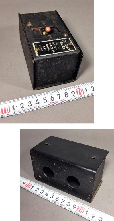 画像3: 1920-30's【The Singer Mfg Co.】Toggle Switch Box