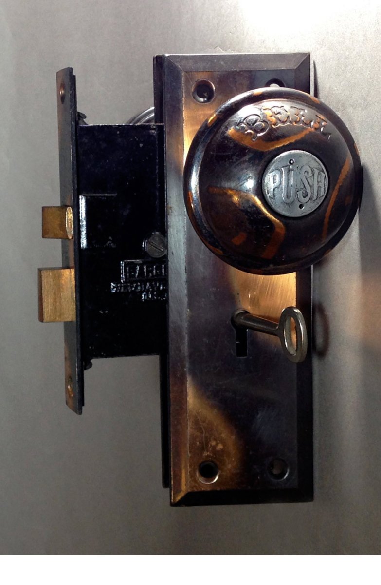 画像3: Early 1900's "COMBINATION" Door Knob & BELL 【Complete】 (3)