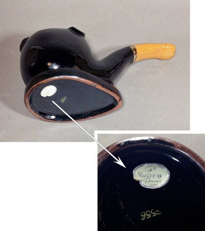 画像2: 1950's "Pipe" Cigarette Ashtray【Made in Japan】