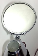 画像4: 1930-40's Art Deco "Chromed" Make-up Mirror + Lamp (4)