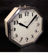 画像2: 1930's French "BRILLIE" Octagon Wall Clock (2)