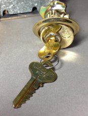 画像4: Single Cylinder Door Rim Locks w/ keys【COMPLETE】 (4)
