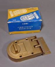 画像1: Single Cylinder Door Rim Locks w/ keys【COMPLETE】 (1)