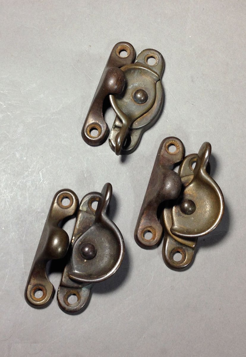 画像1: 【3-Set 】Window Locks w/ strikes (1)