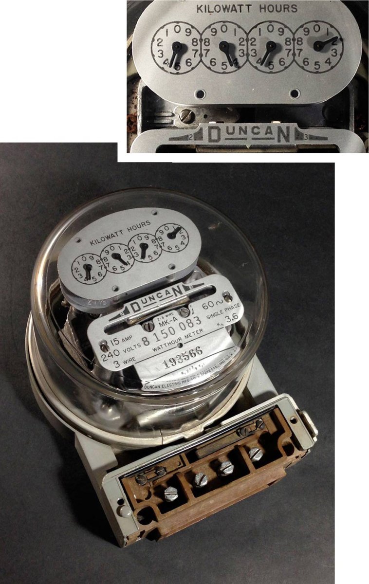 画像1: 【Duncan】Watt Hour Meter (1)
