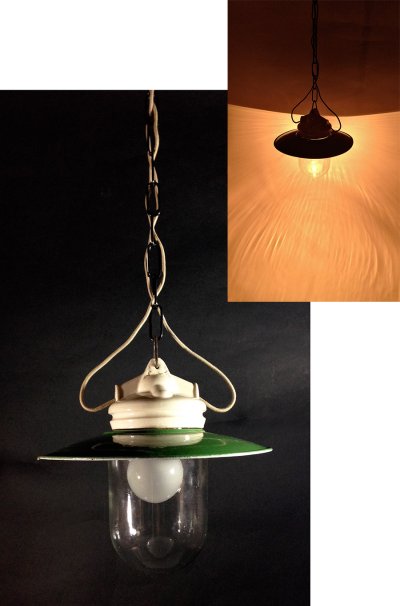 画像1: 1930's German Deco Pendant Light