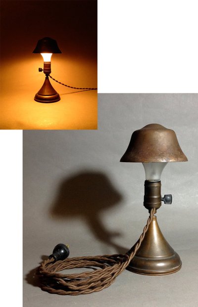 画像1: 1920-30's "Clamp-o-set" 2-Way Lamp