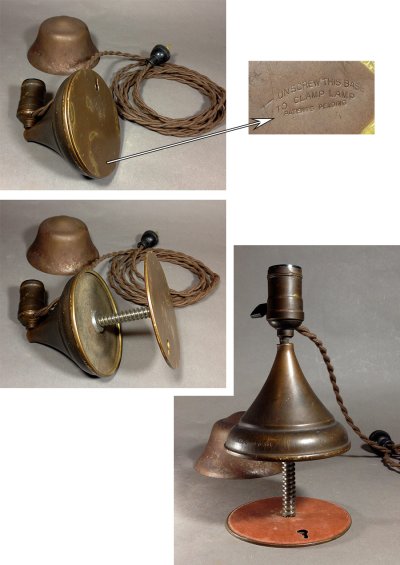 画像3: 1920-30's "Clamp-o-set" 2-Way Lamp