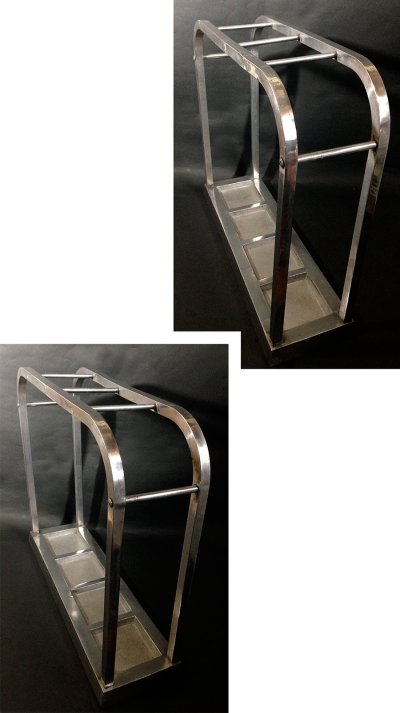 画像1: 1920-30's Art Déco "ALUMINUM" Umbrella Stand