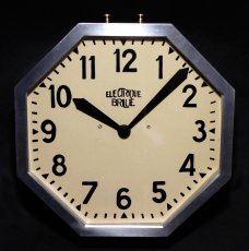 画像1: 1920-30's French Art Déco "BRILLIE" Wall Clock (1)