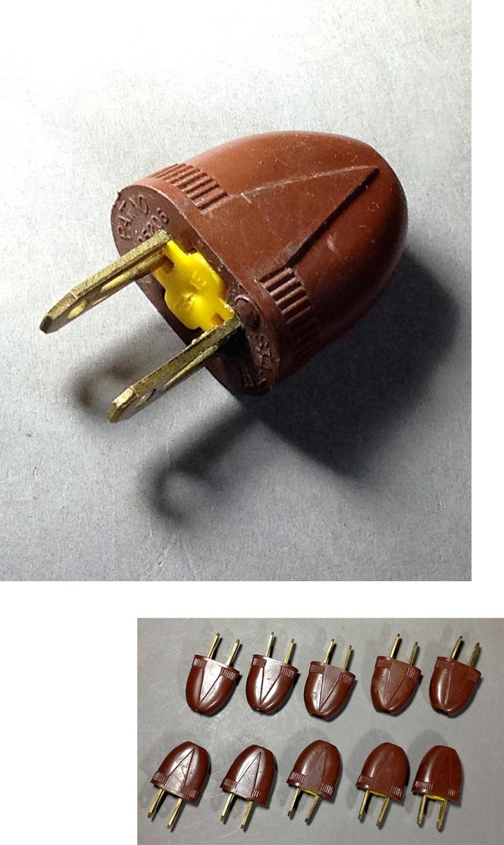 画像1: 1940-50's "STA-TITE" 10-Elactric Plugs (1)