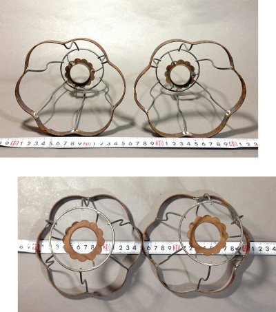 画像2: 1930's "Odd shapes" Steel Wire Bulb Cage【1個】