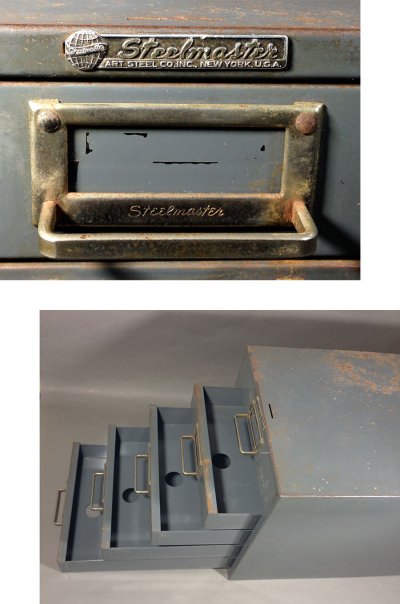 画像1: 1950-60's "Art Steel Co. N.Y." 5-Drawer Cabinet