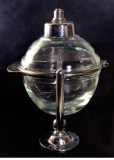 画像4: 1910-20's "N.Y." Glass Liquid Soap Dispenser (4)
