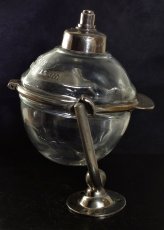 画像5: 1910-20's "N.Y." Glass Liquid Soap Dispenser (5)