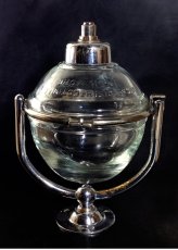 画像3: 1910-20's "N.Y." Glass Liquid Soap Dispenser (3)