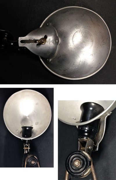 画像1: 1950-60's "Soviet" Aluminum Clip On Light