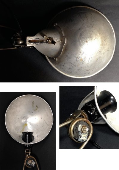 画像1: 1950-60's "Soviet" Aluminum Clip On Light