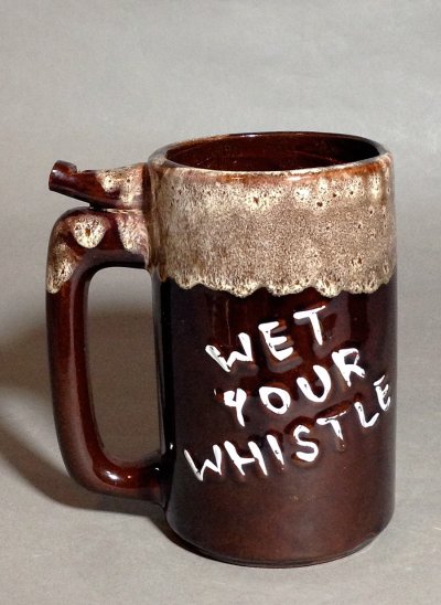 画像1: 1950's "Whistle For Your Beer" Mug Cup