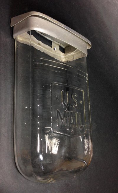 画像1: 1930-40's Wall Mount "VISIBLE" Glass MAIL BOX