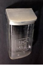 画像2: 1930-40's Wall Mount "VISIBLE" Glass MAIL BOX (2)