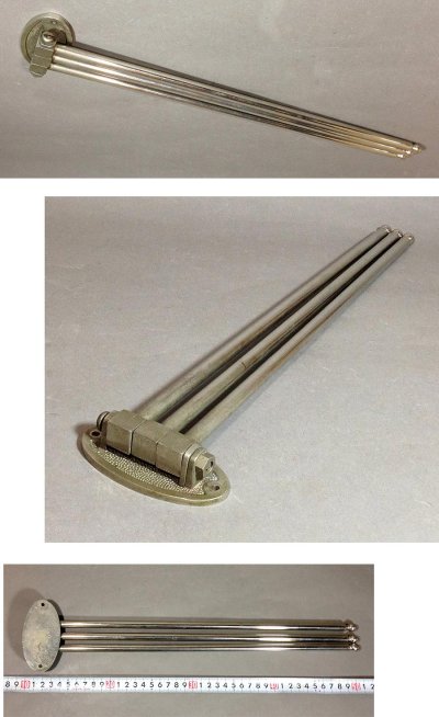 画像2: 1920-40's "3-Swing Arm" Towel Rack