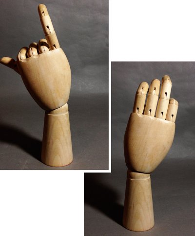 画像2:  "Mechanical" Wood Hand