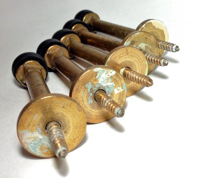 画像1: 1930-50's "Copper-Tone" Door Stopper【5-set】