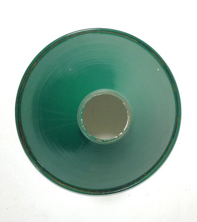 画像2: 1930-50's 【Green and White】 Steel  Shade