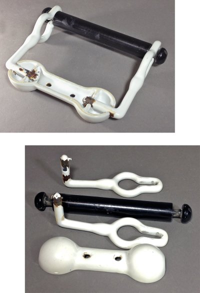 画像2:  1920-40's "Dog Bone" Toilet Paper Holder