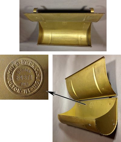 画像3: 1930's "Gold Tone" Steel Mail box