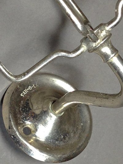 画像2: 1920-40's "San-O-La" Nickeled Brass Cup Holder