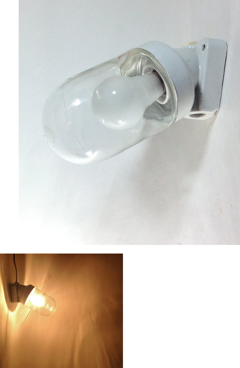 画像1: 1930-40's Art Deco【Glass＆Porcelain】Wall Light (1)