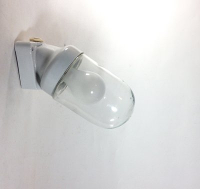 画像1: 1930-40's Art Deco【Glass＆Porcelain】Wall Light