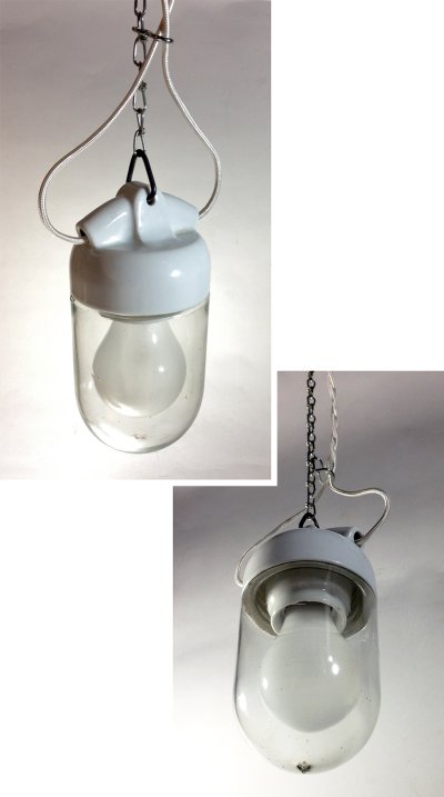 画像1: 1930's German Deco "MINI" Pendant Light