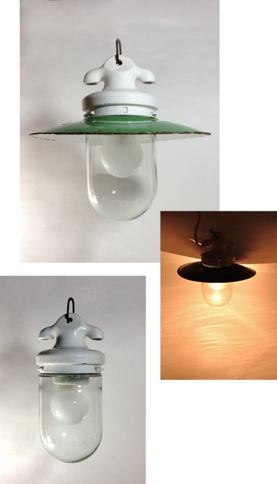 画像1: 1930's German Deco Pendant Light