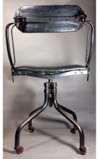 画像4: 1920-30's "Machine age" Swivel Desk Chair (4)