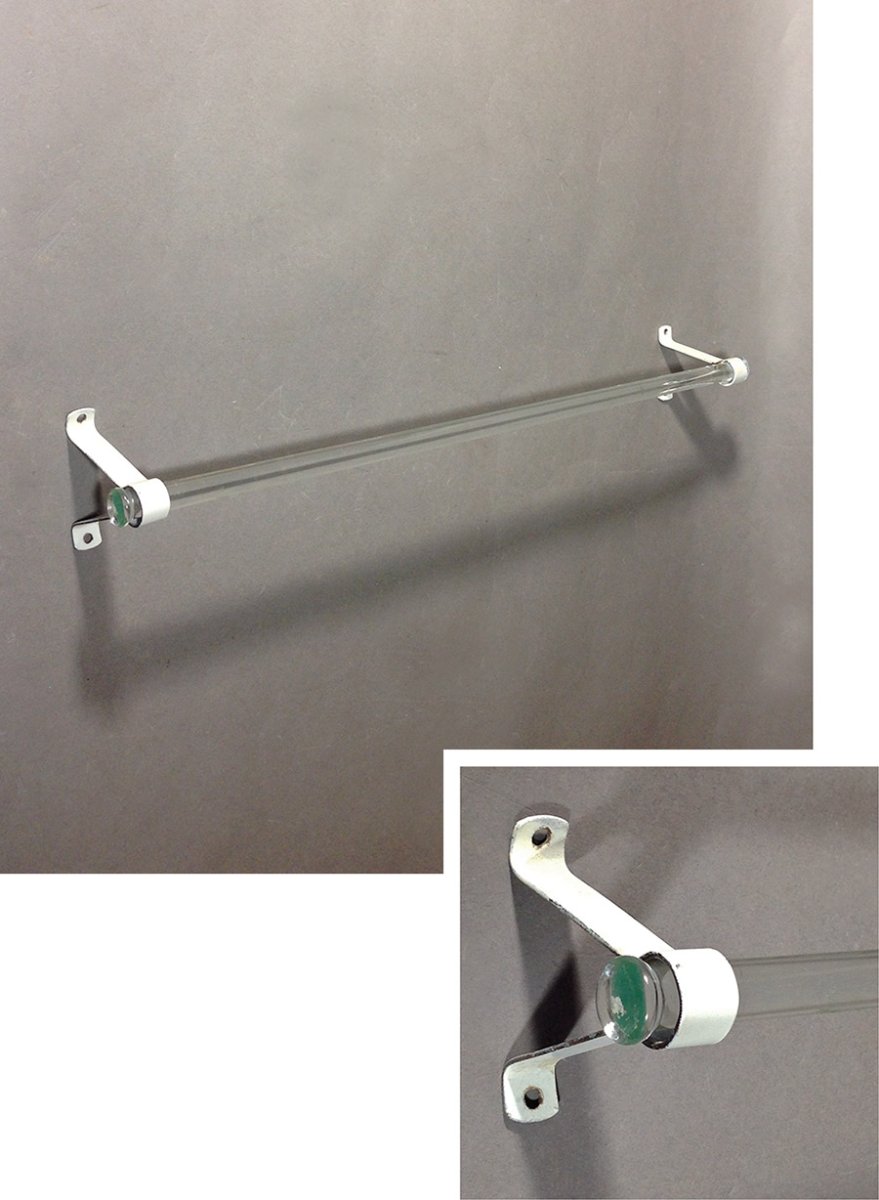 画像1: 1940-60's "Glass" Towel Rack (1)
