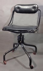 画像1: 1920-30's "Machine age" Swivel Desk Chair (1)