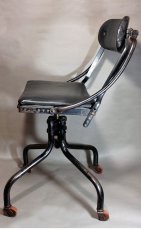 画像5: 1920-30's "Machine age" Swivel Desk Chair (5)