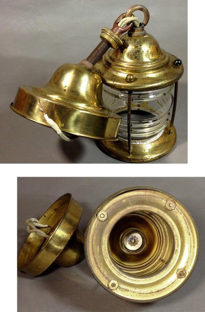 画像3: 1930's "Lantern" Brass Porch Lamp 