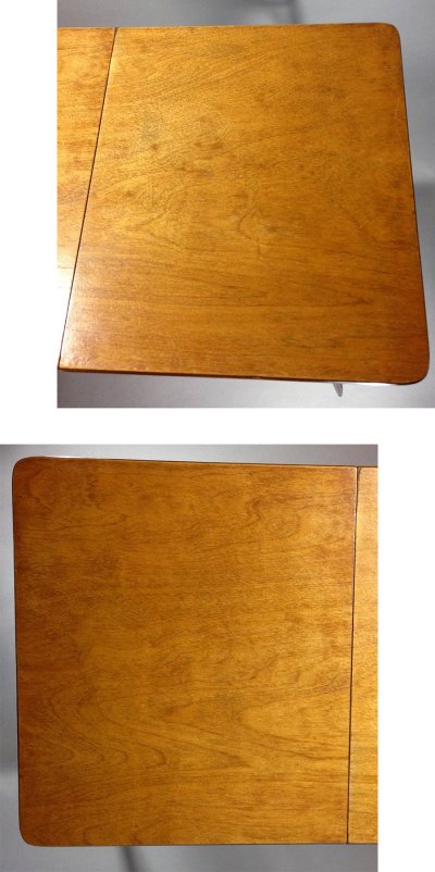 画像1: 1940's "Hairpin Legs" Wood Folding Table