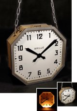 画像1: 1940's "Double-Face＆Light" BRILLIE French Art Déco Clock【大きいです】  (1)