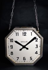 画像3: 1940's "Double-Face＆Light" BRILLIE French Art Déco Clock【大きいです】  (3)