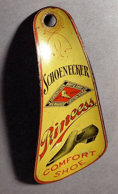 画像1: 1910-1920's  "Schuenecker Boots＆Shoe Co." Pocket Shoe Horn 